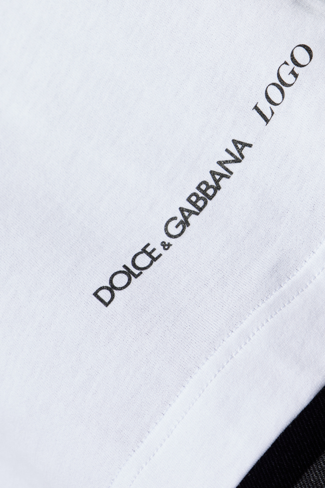 Tシャツ・カットソー DOLCE  GABBANA Men T Shirts G8PN9T G7O4O W0800 White Cotton T-shirt with logo in White for Men | Dolce&Gabbana® US